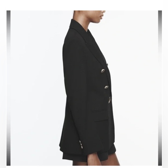 Zara Tailored Double Breasted Blazer - Picture 3 of 6
